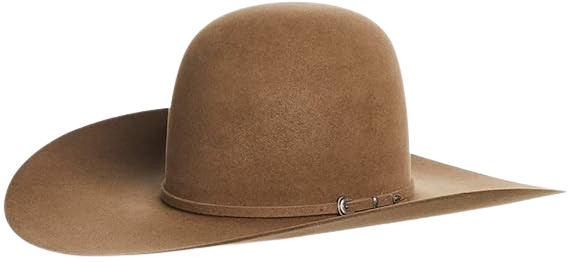 7X Charcoal 5-Inch Brim Open Crown Wool Cowboy Hat Image