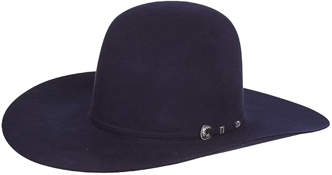 7X Charcoal 5-Inch Brim Open Crown Wool Cowboy Hat Image